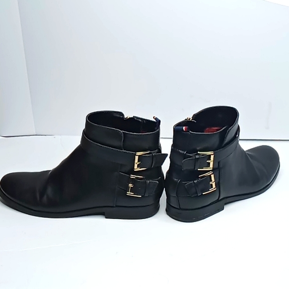 Tommy Hilfiger - Julie 3 Ankle Boots - Faux Leather - 8.5M - Picture 1 of 13